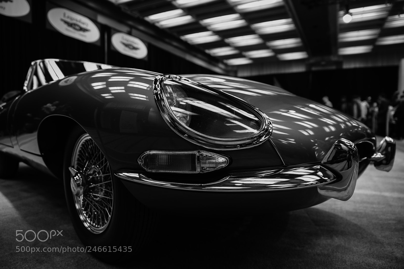 Nikon D850 sample photo. Bw jaguar e type photography