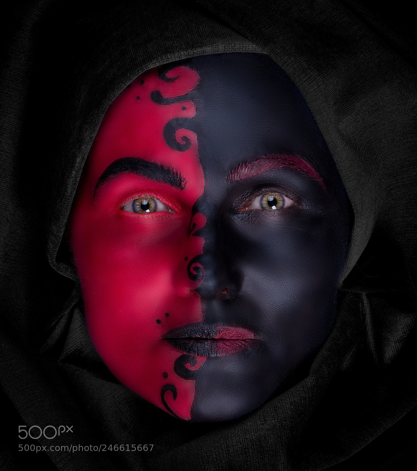 Nikon D7200 sample photo. Face painting photography