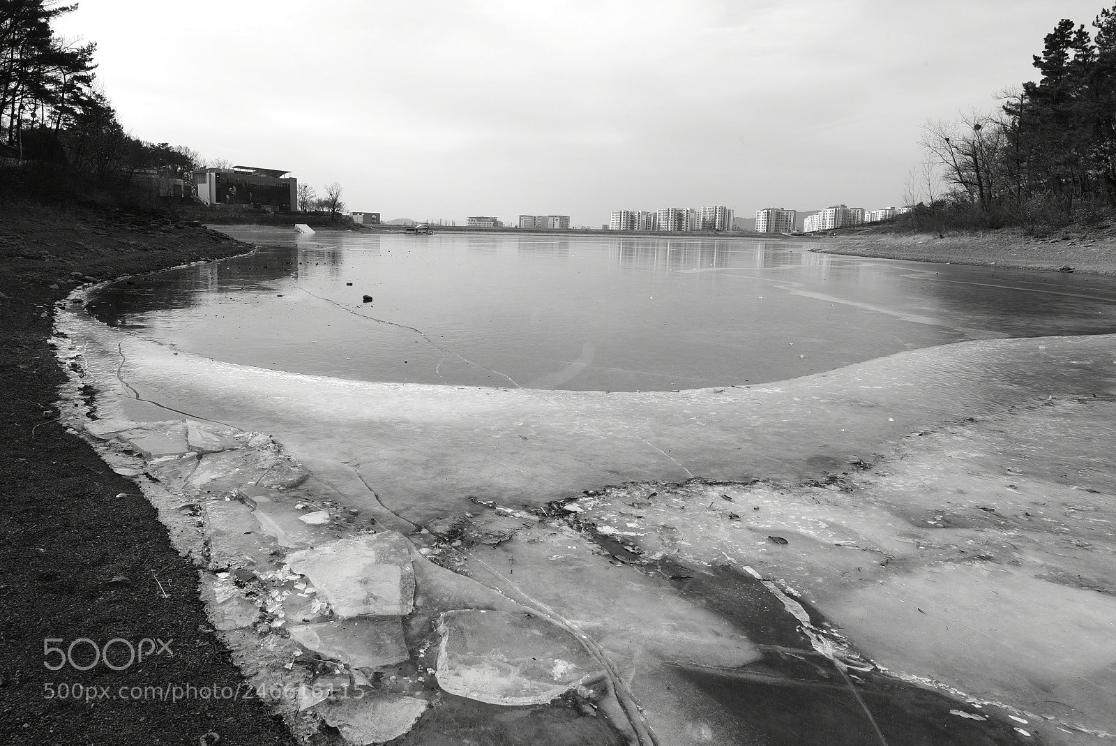 Nikon D750 sample photo. Winter lake , dansangi photography