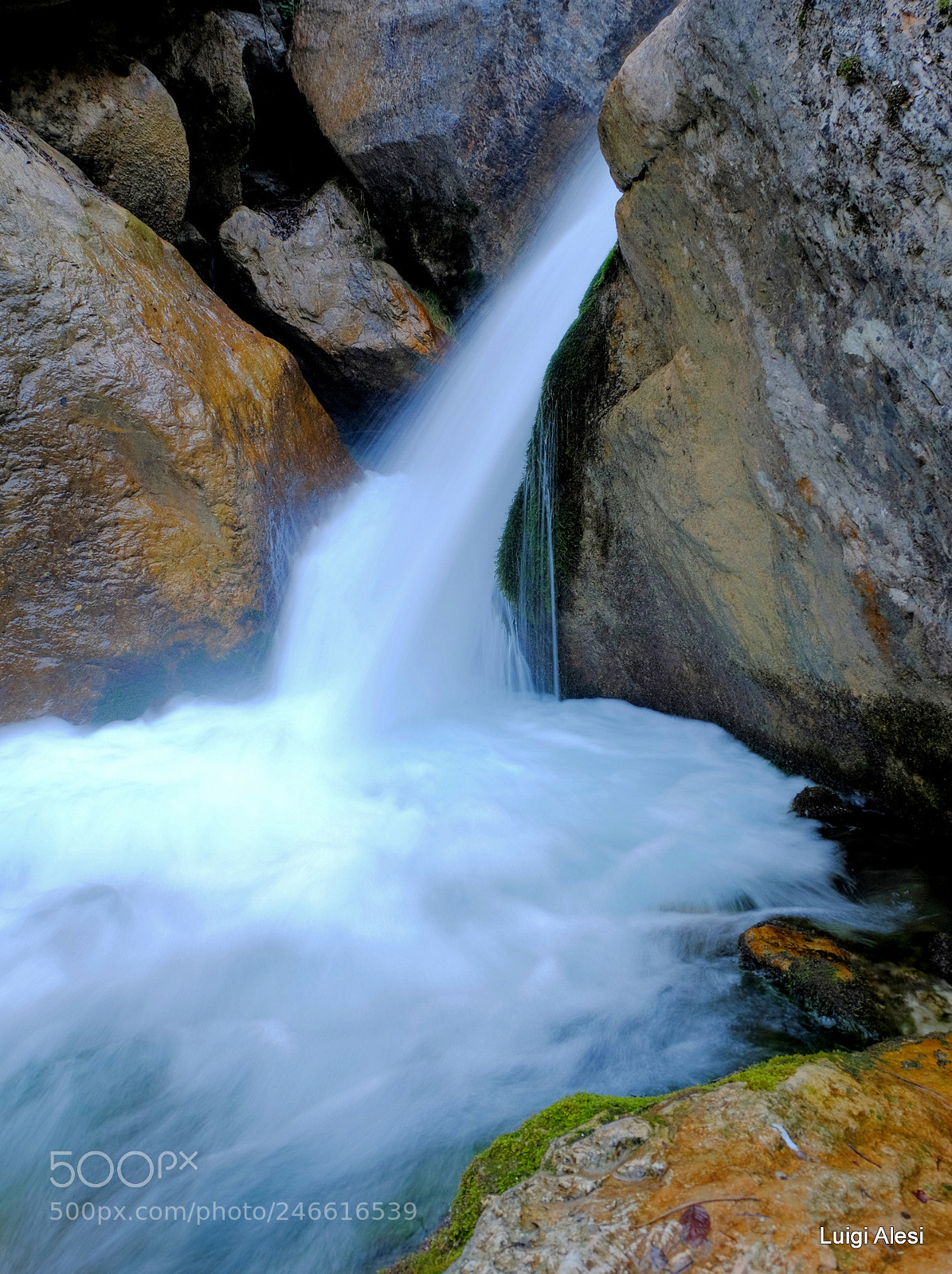 Fujifilm X-M1 sample photo. Cascatatella del fiume ambro photography