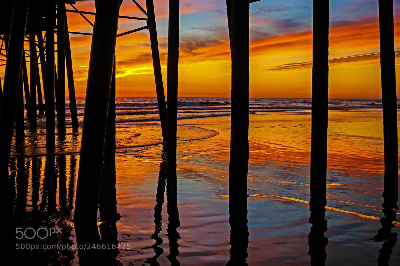 Nikon D500 sample photo. Reflections at sunset at photography
