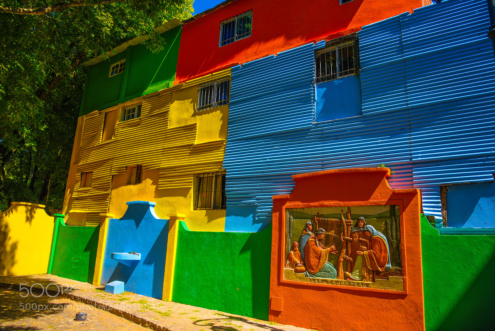 Nikon D810 sample photo. Street art la boca photography