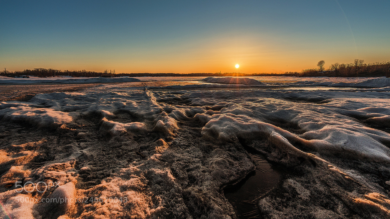 Sony a7R II sample photo. Winter sunset. photography