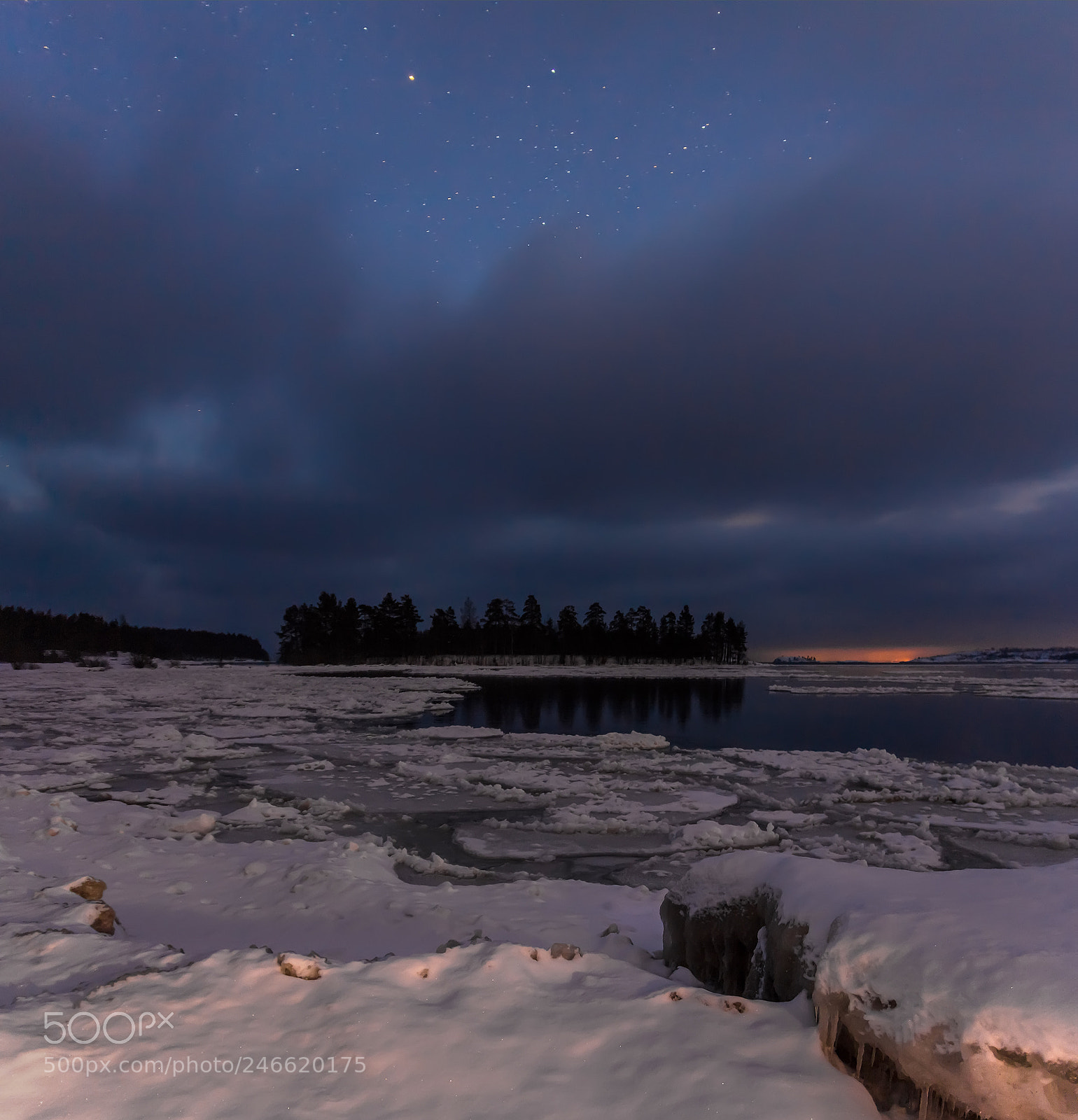 Canon EOS 60D sample photo. Starry night on lake photography