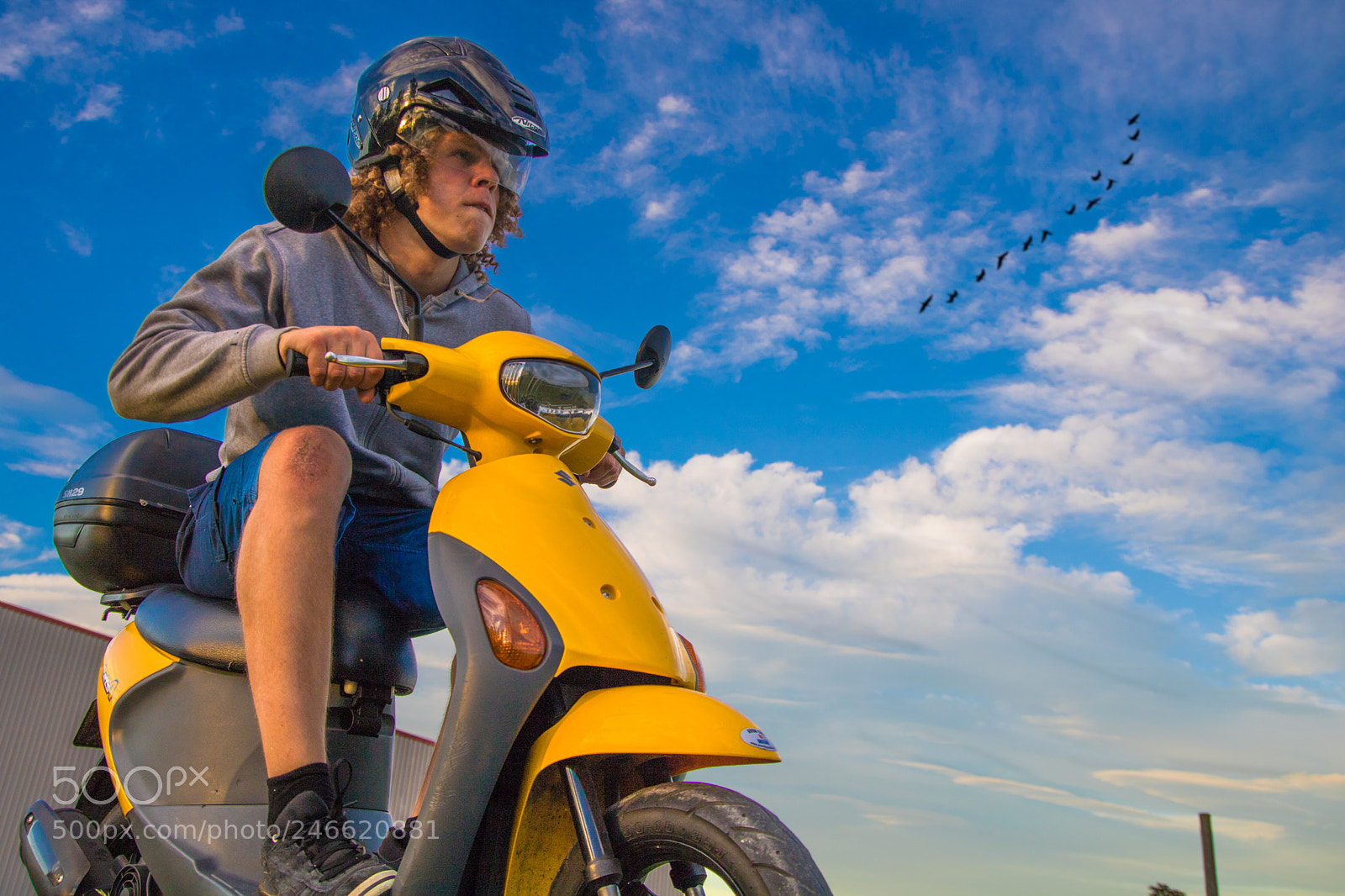 Canon EOS 750D (EOS Rebel T6i / EOS Kiss X8i) sample photo. Moped life photography