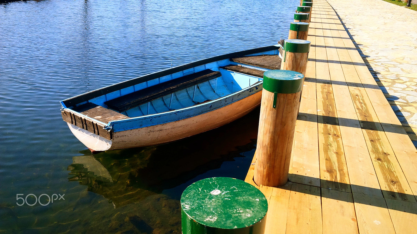 BlackBerry Z10 sample photo. Lonely boat photography