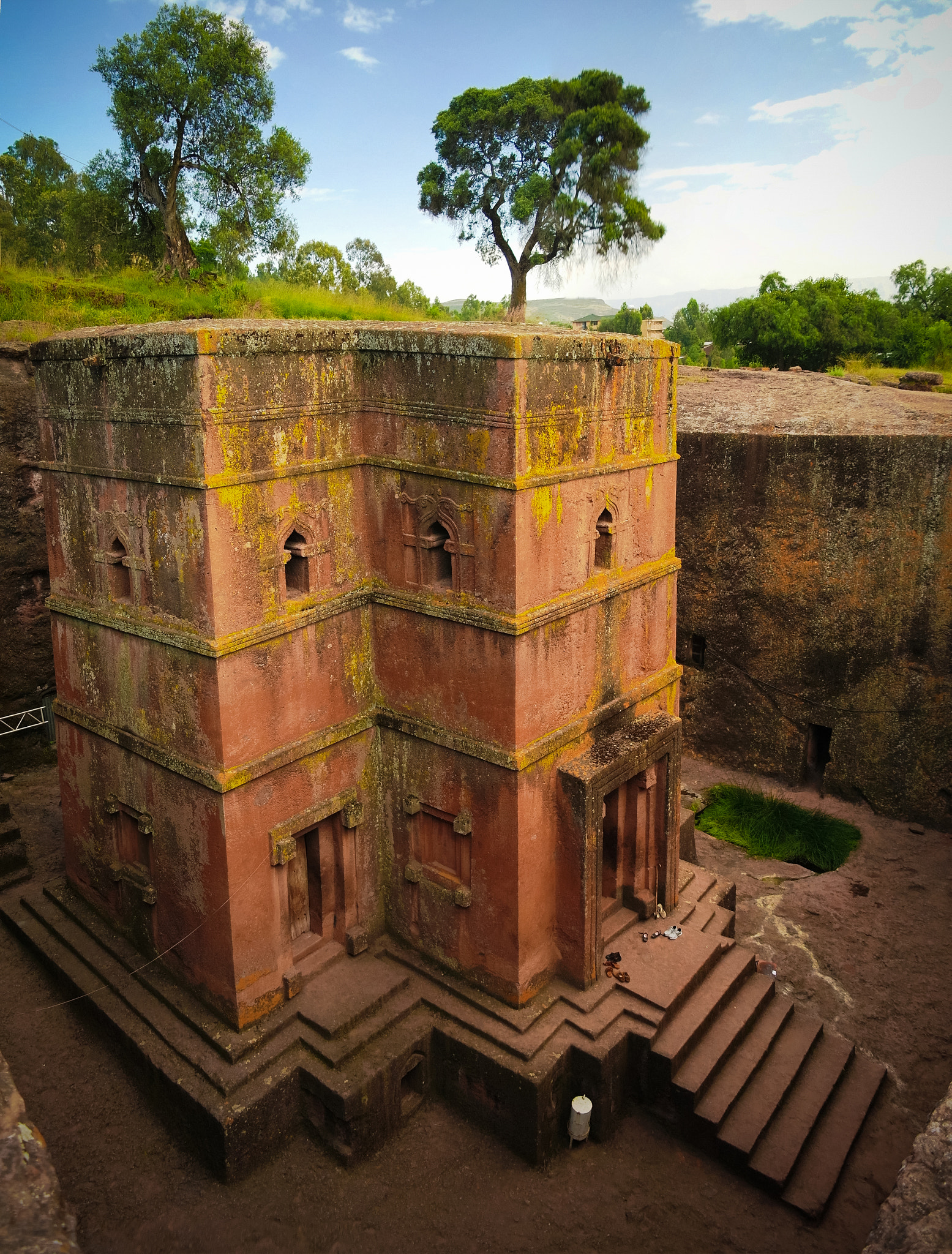 Samsung NX11 sample photo. Excavated cross st. george church in lalibela, ethiopia photography