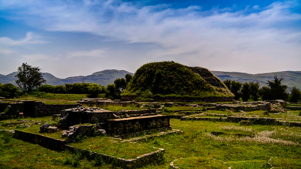 View of the Dharmarajika stupa in Taxila ruins Pakistan by sergey Mayorov on 500px.com