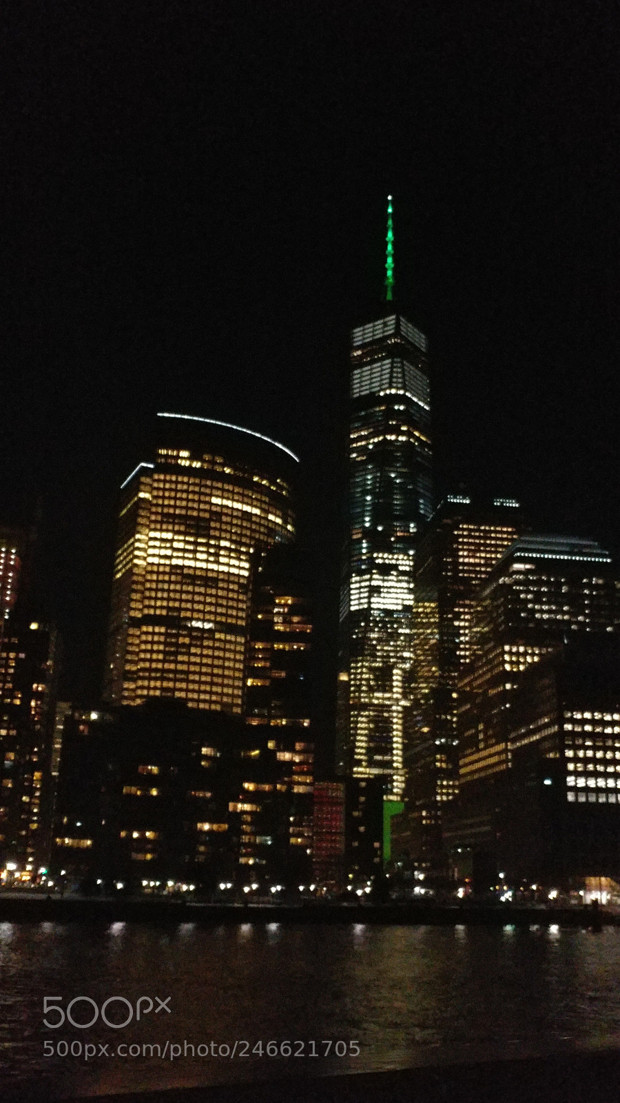LG V20 sample photo. New york at night photography