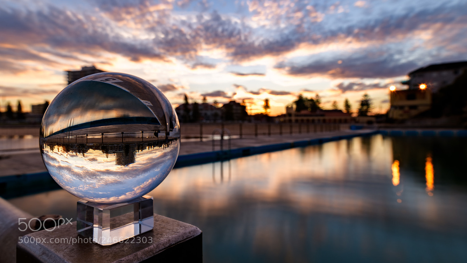 Nikon D850 sample photo. Orb sunset photography
