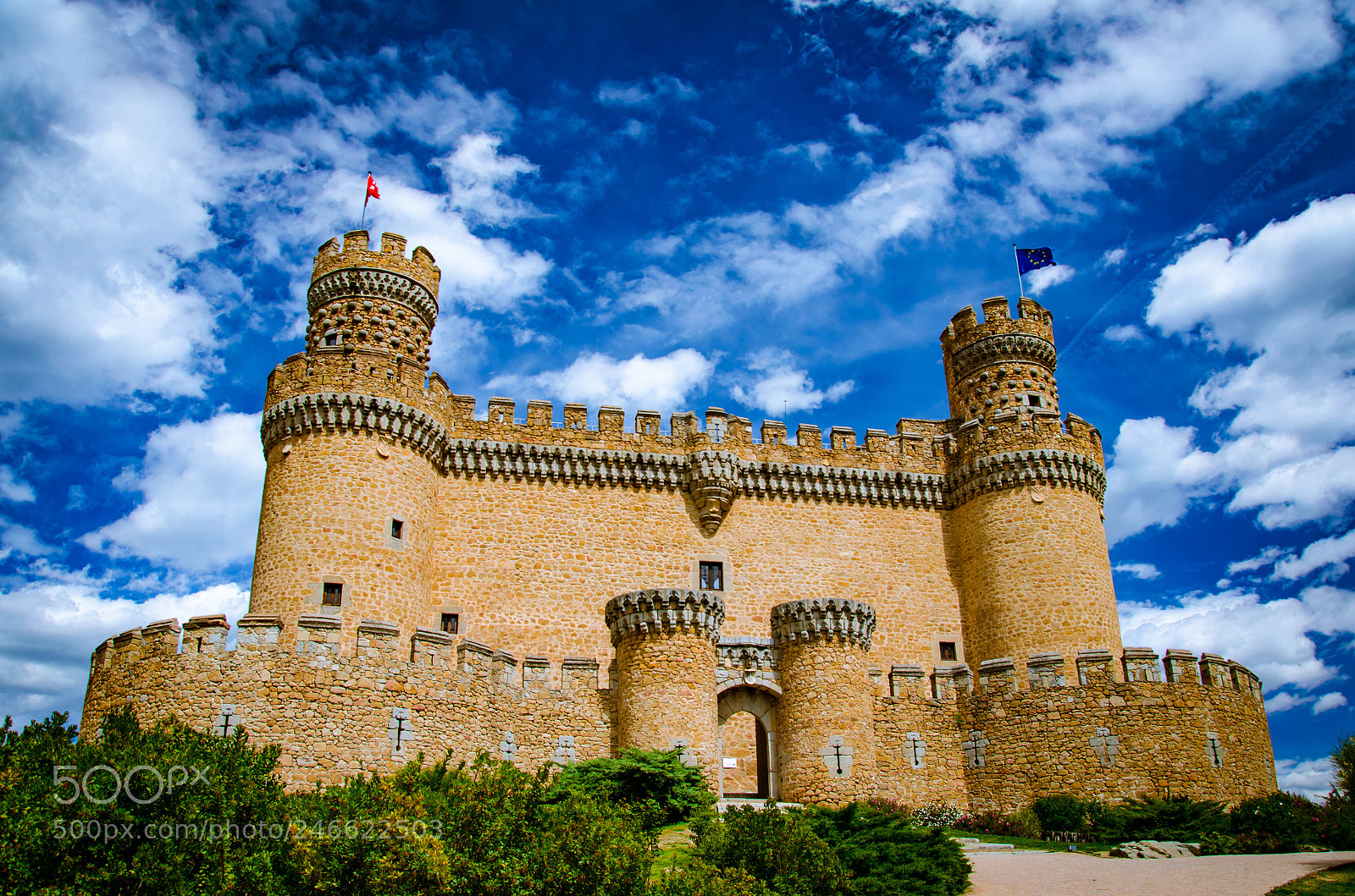Nikon D5100 sample photo. Manzanares el real castle photography