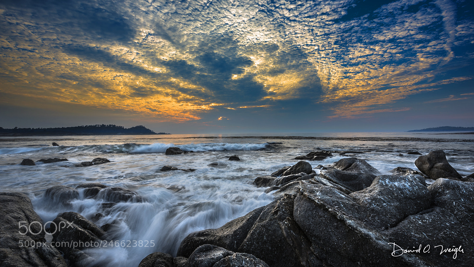 Nikon D810 sample photo. Carmel beach sunset #32 photography