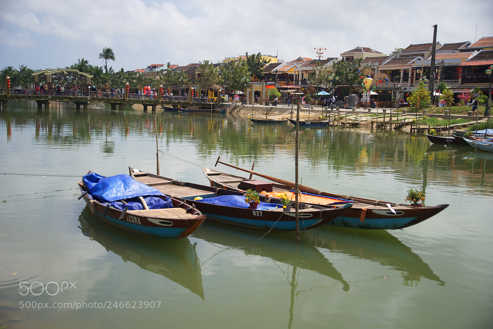 Nikon D810 sample photo. River view hoi an photography