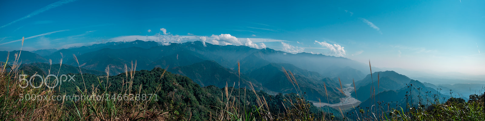 Fujifilm X-E2 sample photo. 馬拉邦山俯視大安溪 photography