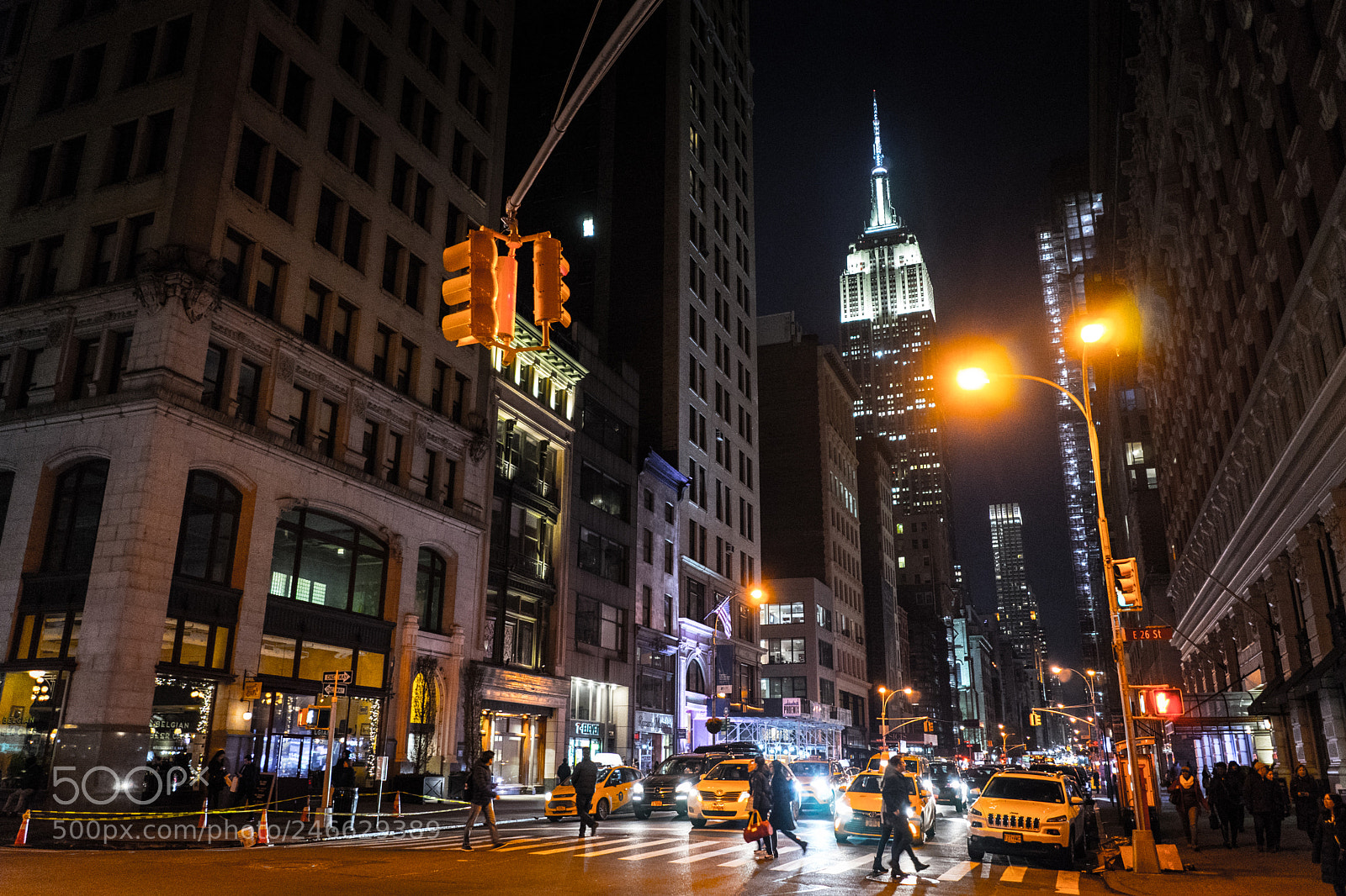 Sony a7 sample photo. Empire state night photography