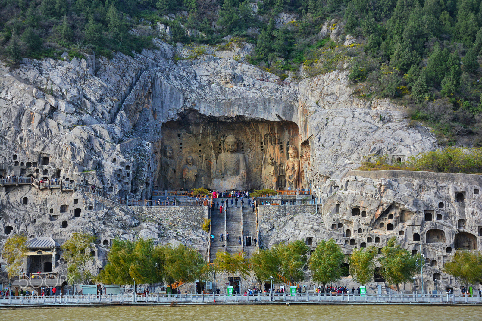 Nikon D5200 sample photo. Longmen grottoes photography