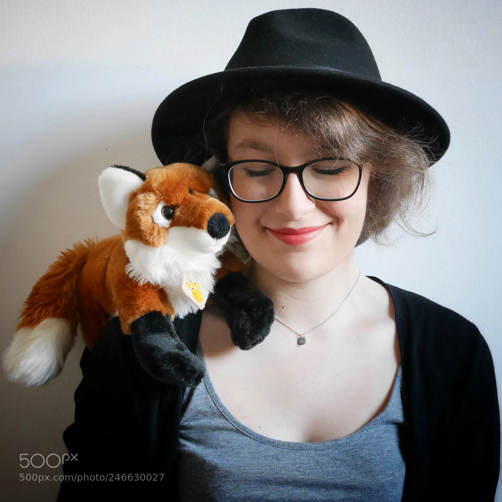 Panasonic Lumix DMC-GM1 sample photo. Autoportrait au renard photography
