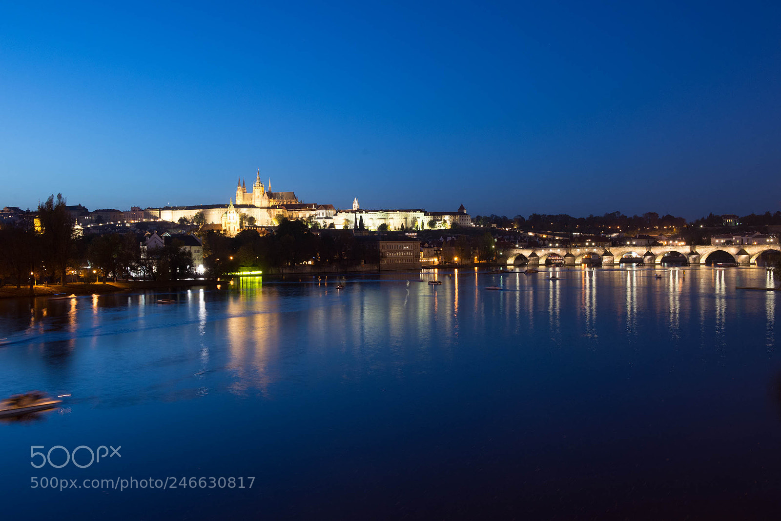 Nikon D610 sample photo. Night scene of prague photography