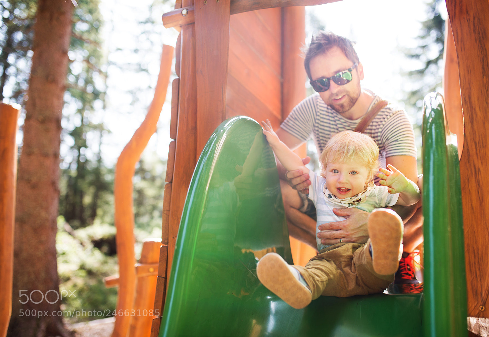 Nikon D4S sample photo. Father with little boy photography
