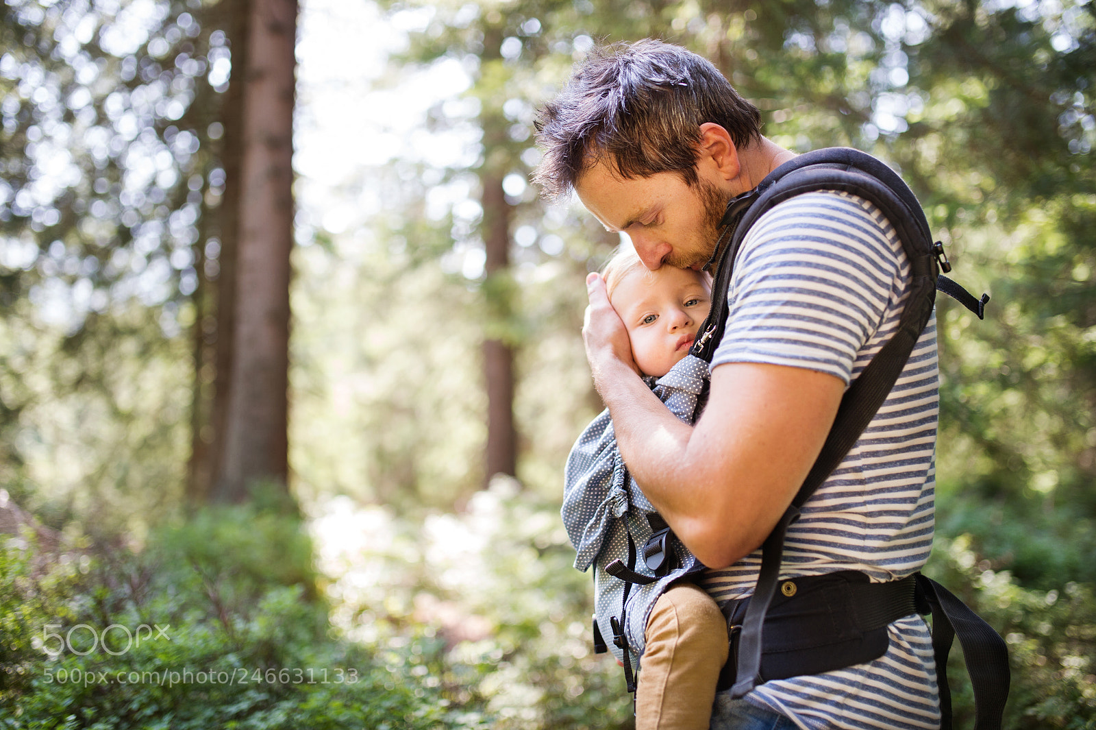 Nikon D4S sample photo. Young father with little photography