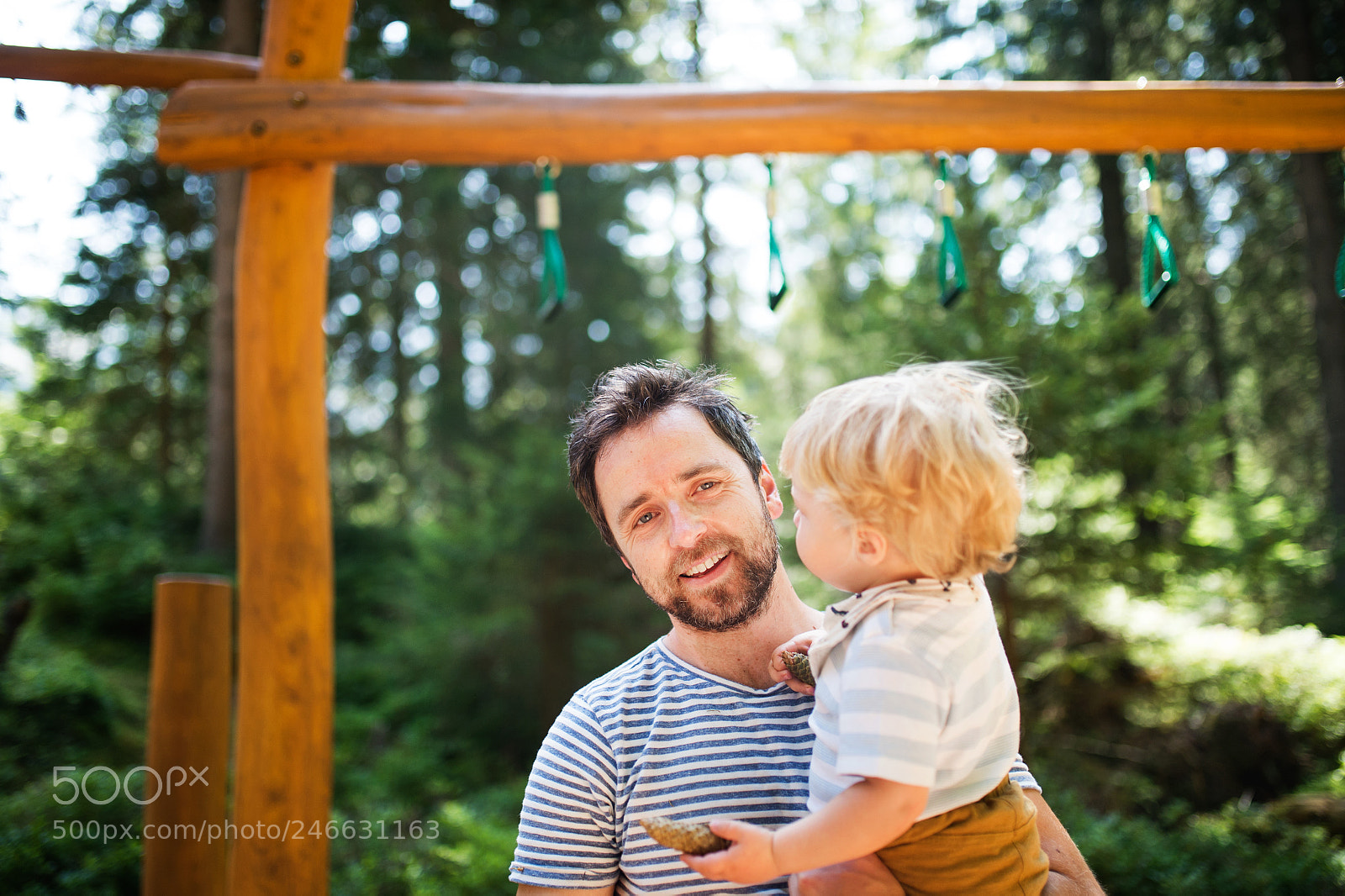 Nikon D4S sample photo. Father with little boy photography