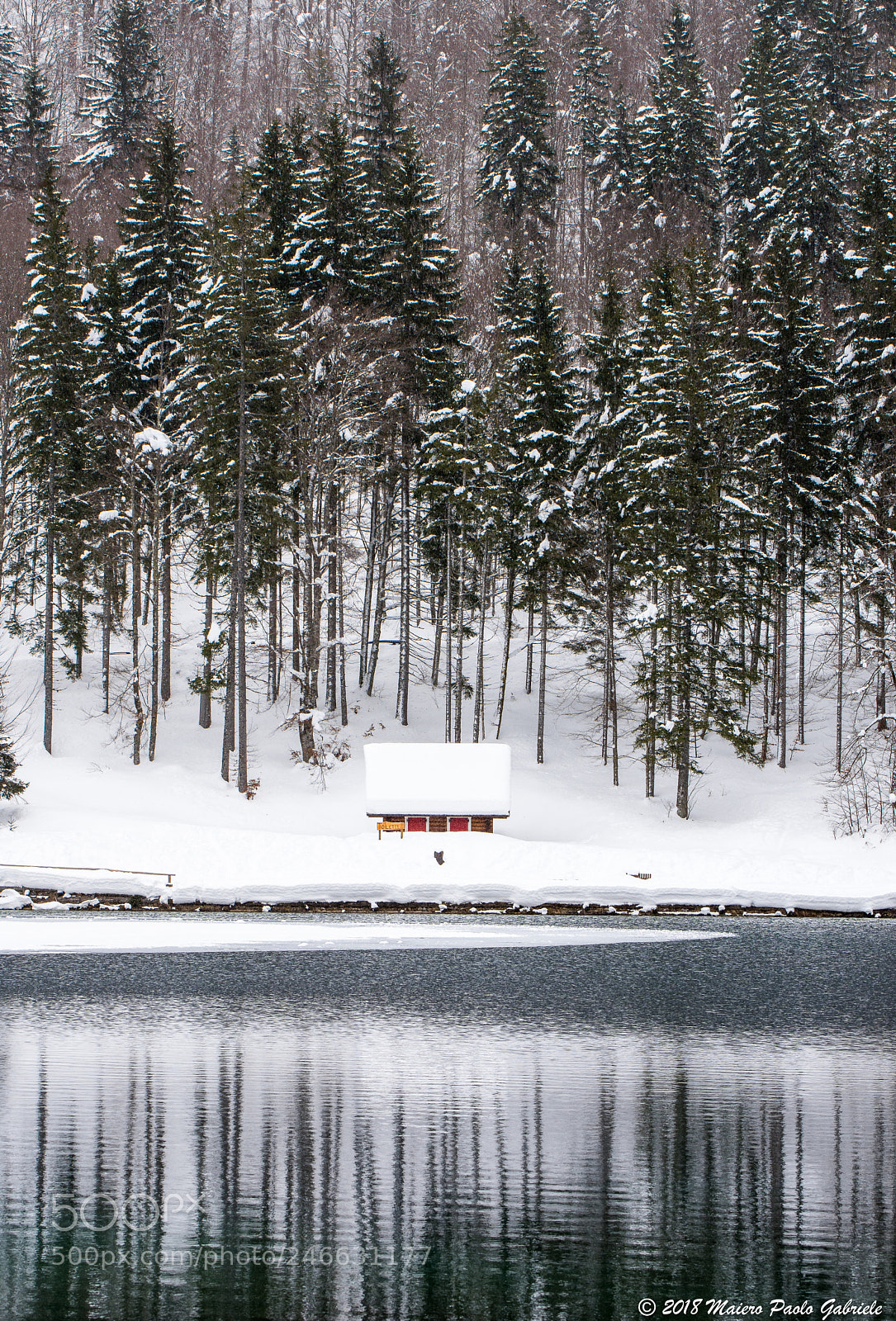 Nikon D7200 sample photo. Fusine inferior lake photography