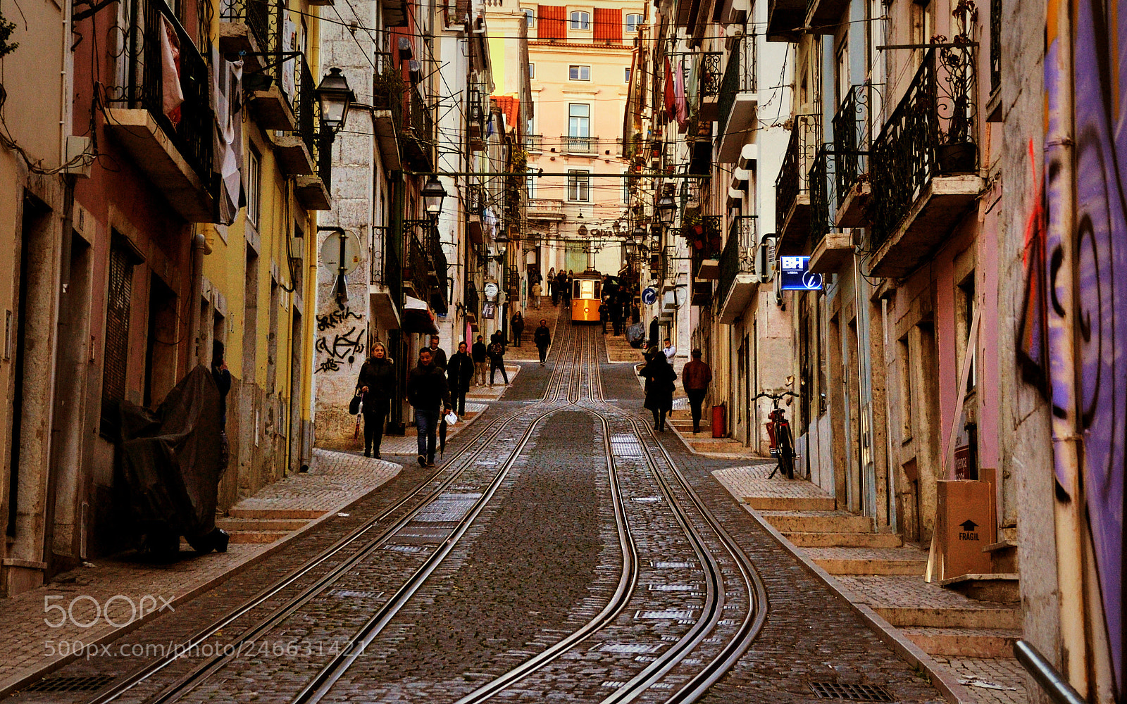 Nikon D5000 sample photo. Elevador da bica photography