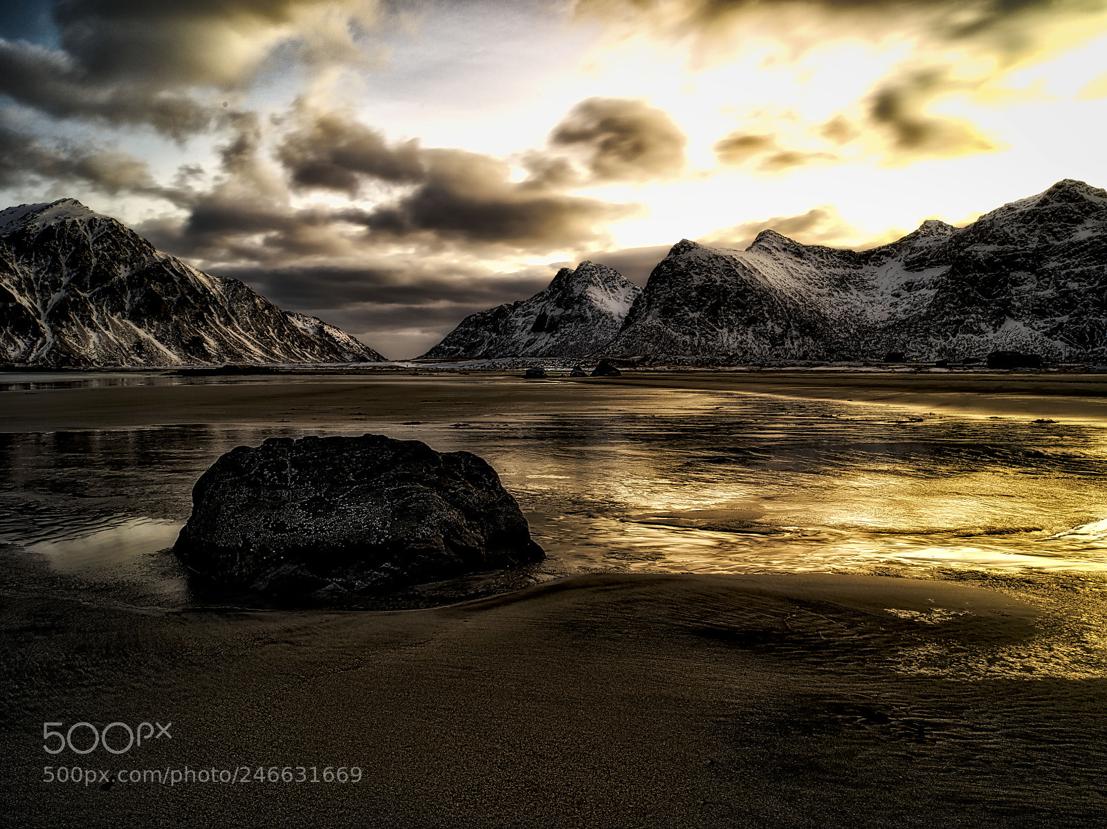 Hasselblad X1D-50c sample photo. Sunrise at lofoten islands photography