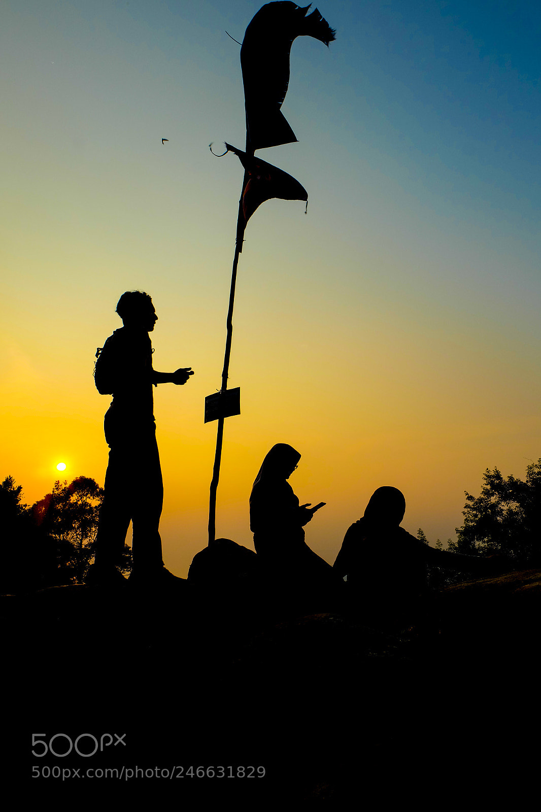 Fujifilm X-A1 sample photo. Sunset at the hills photography