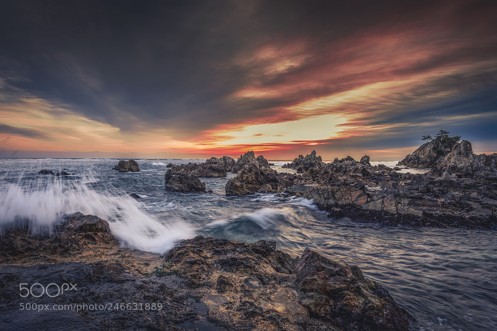 Nikon D810 sample photo. Haesindang beach sunrise photography