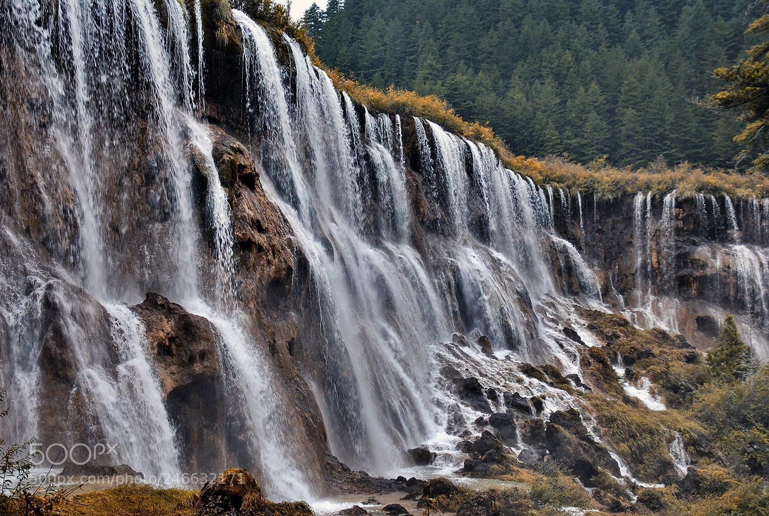 Nikon D80 sample photo. Waterfalls photography