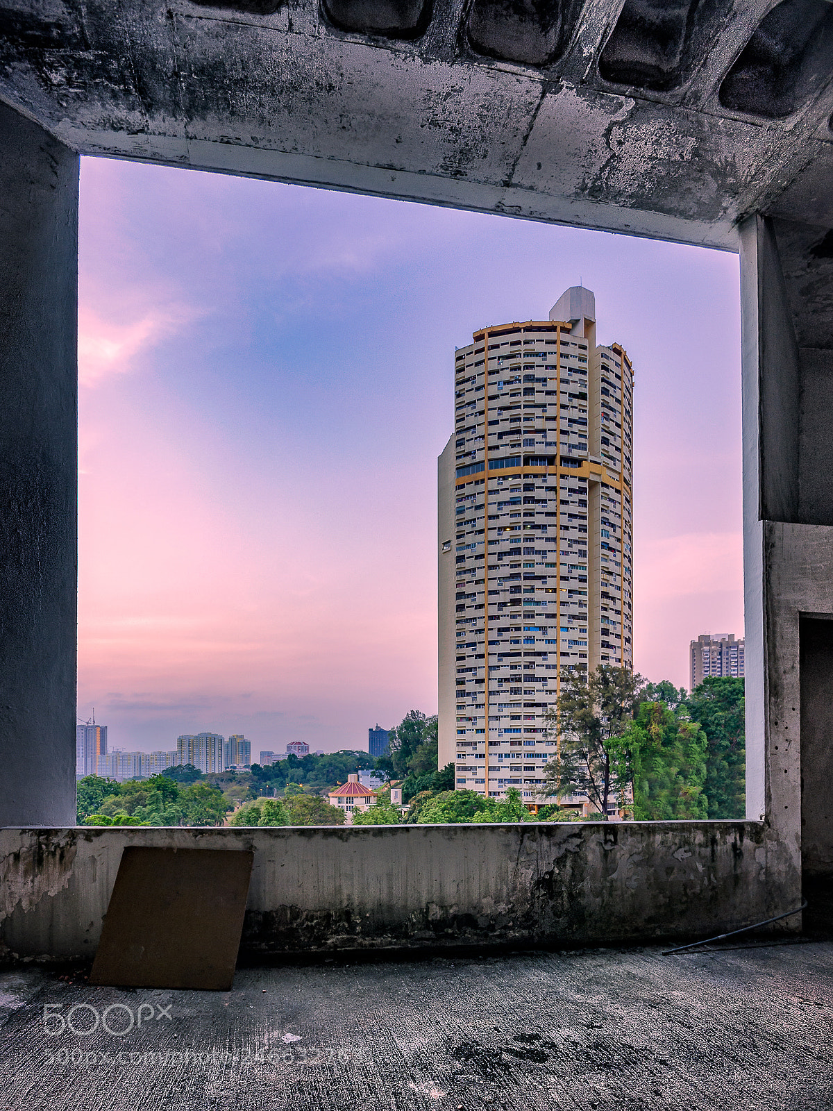 Pentax K-5 sample photo. Sunset @ pearl bank apartments photography