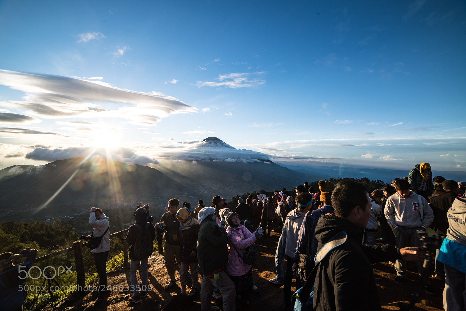 Nikon D810 sample photo. Sunrise at sikunir photography