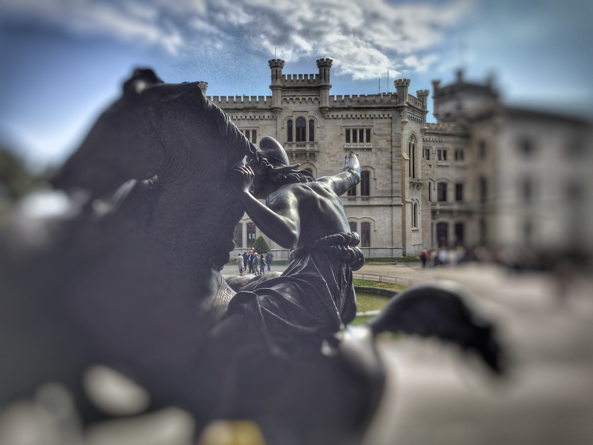 Apple iPad mini 4 sample photo. Trieste...miramare castle photography