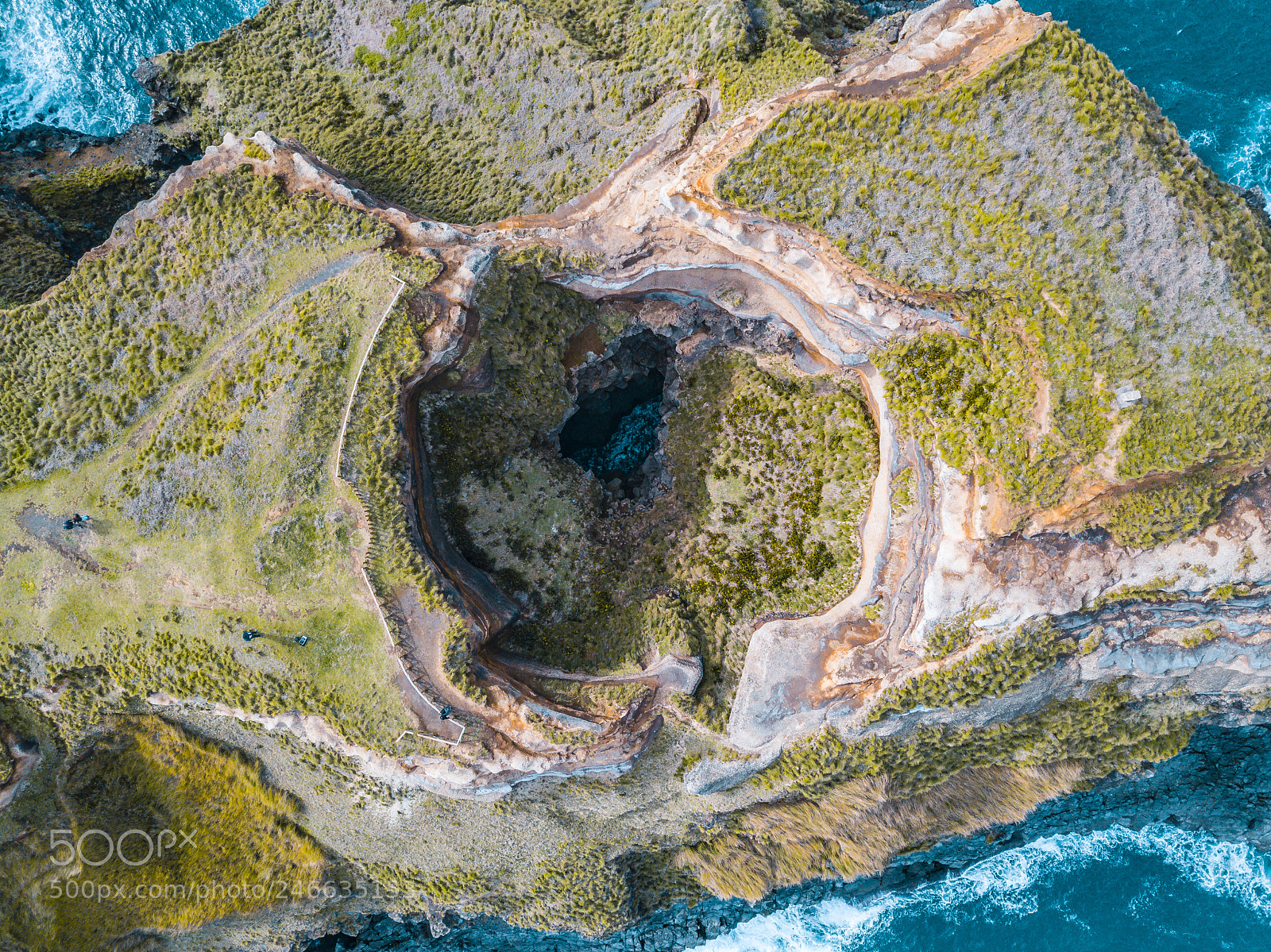 DJI FC220 sample photo. Volcanic peninsula photography