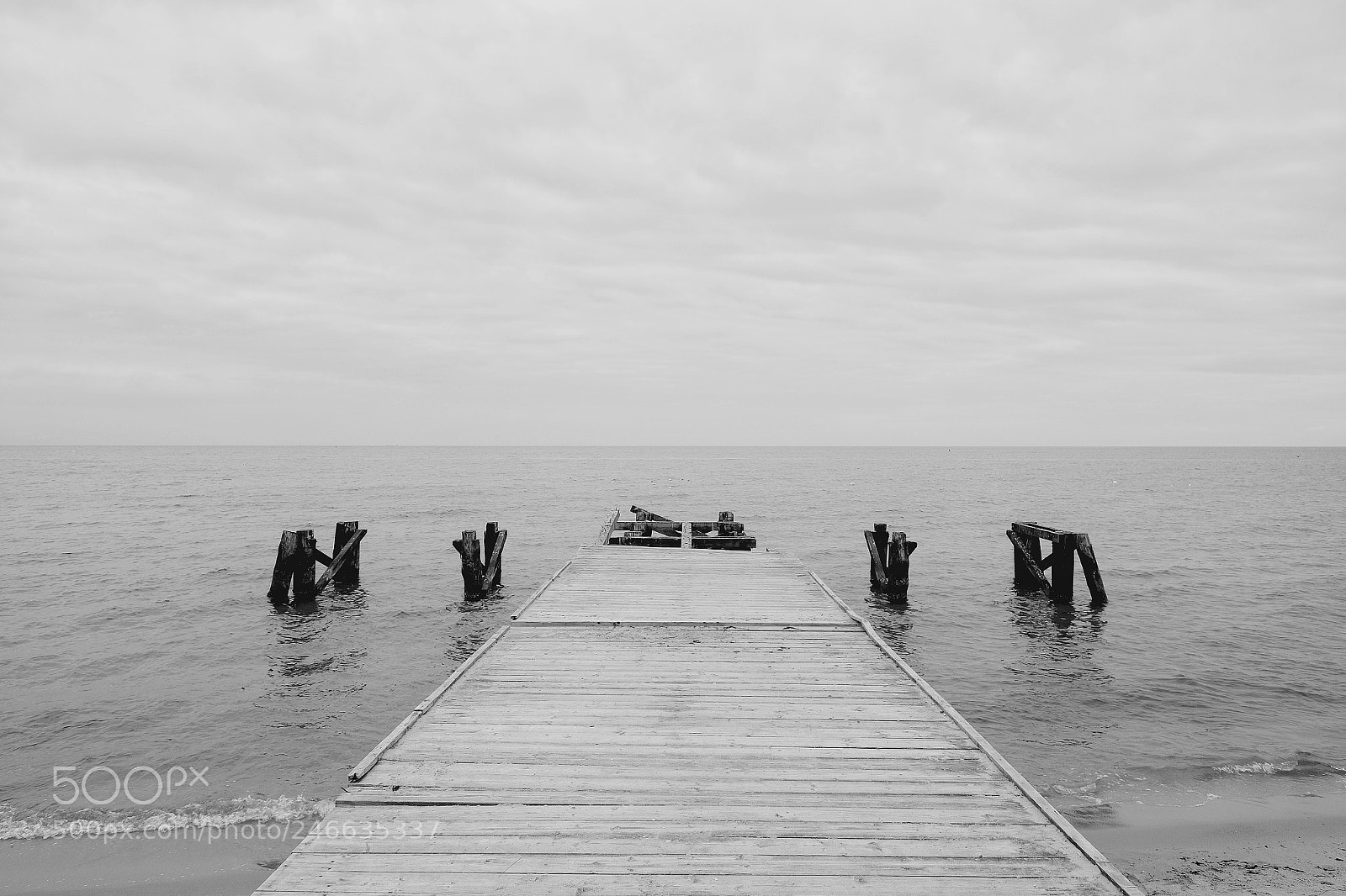 Fujifilm X-T1 sample photo. Broken bridge - sopot photography