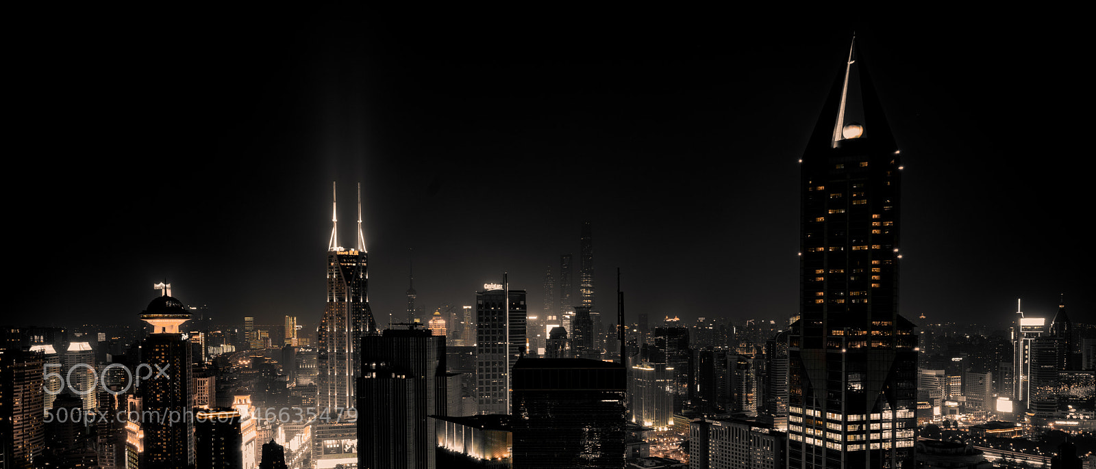 Sony a7 II sample photo. Night of shanghai 上海夜景 photography