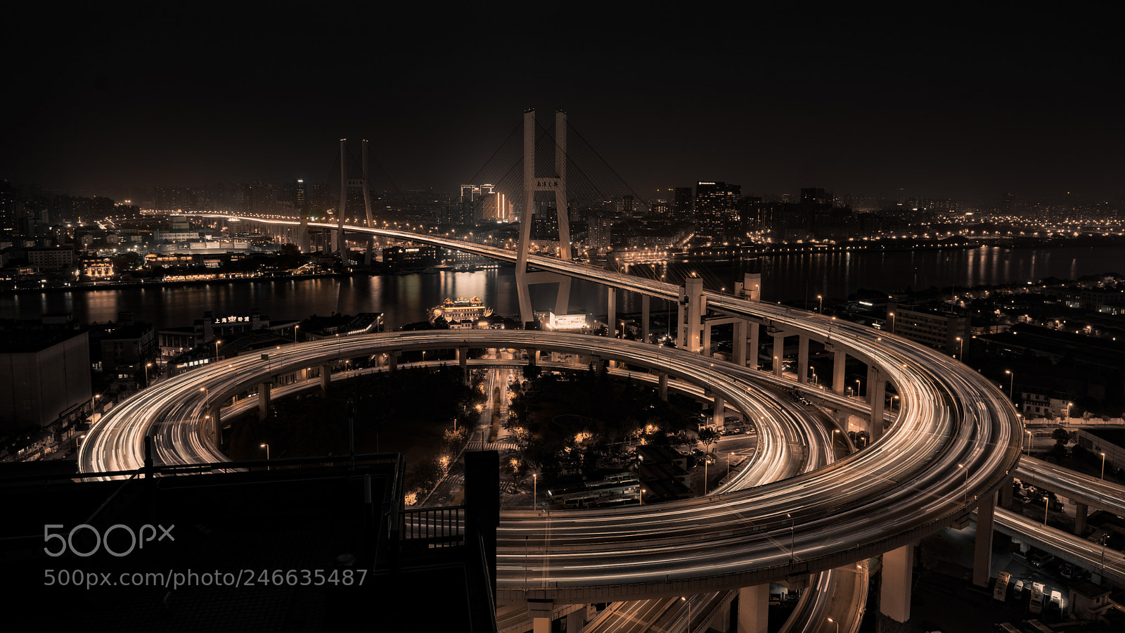 Sony a7 II sample photo. Night of shanghai 上海夜景 photography