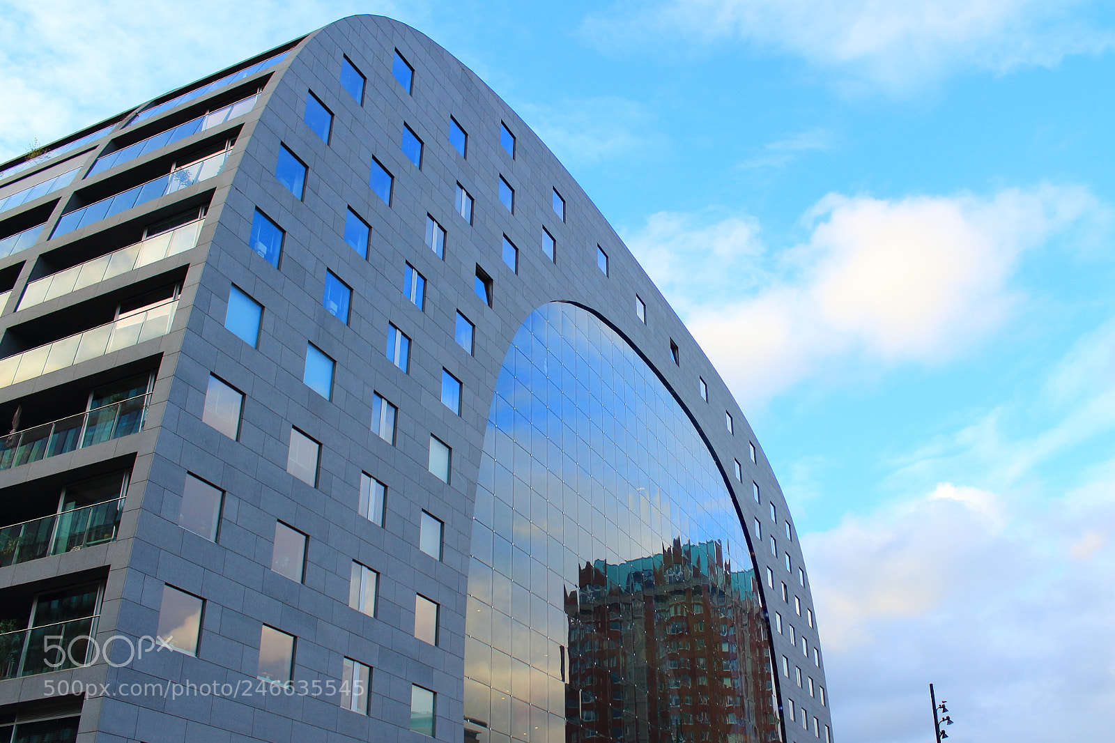 Canon EF-S 18-55mm F3.5-5.6 III sample photo. Markthal photography