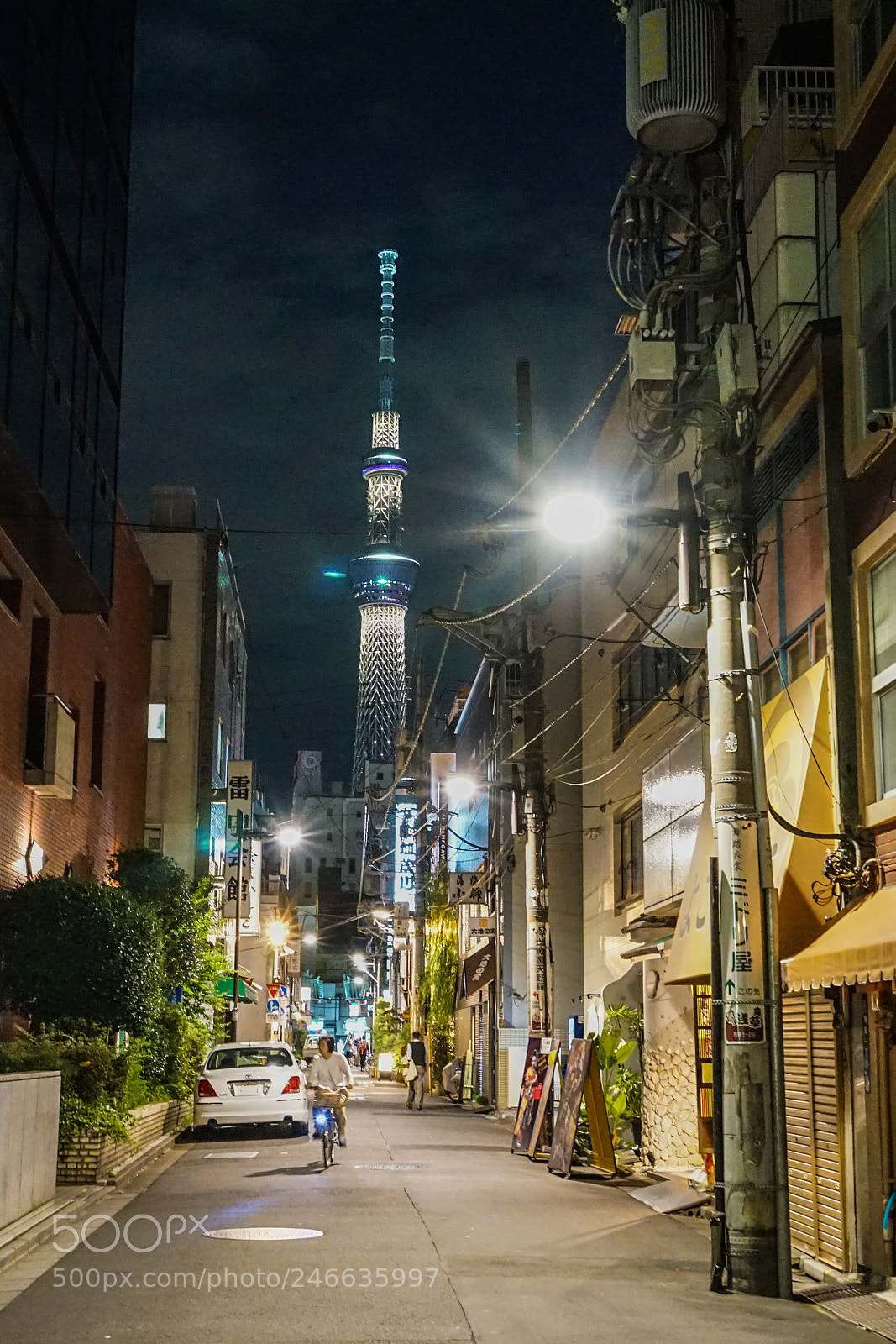 Sony a7 II sample photo. Night of japan 日本夜景 photography
