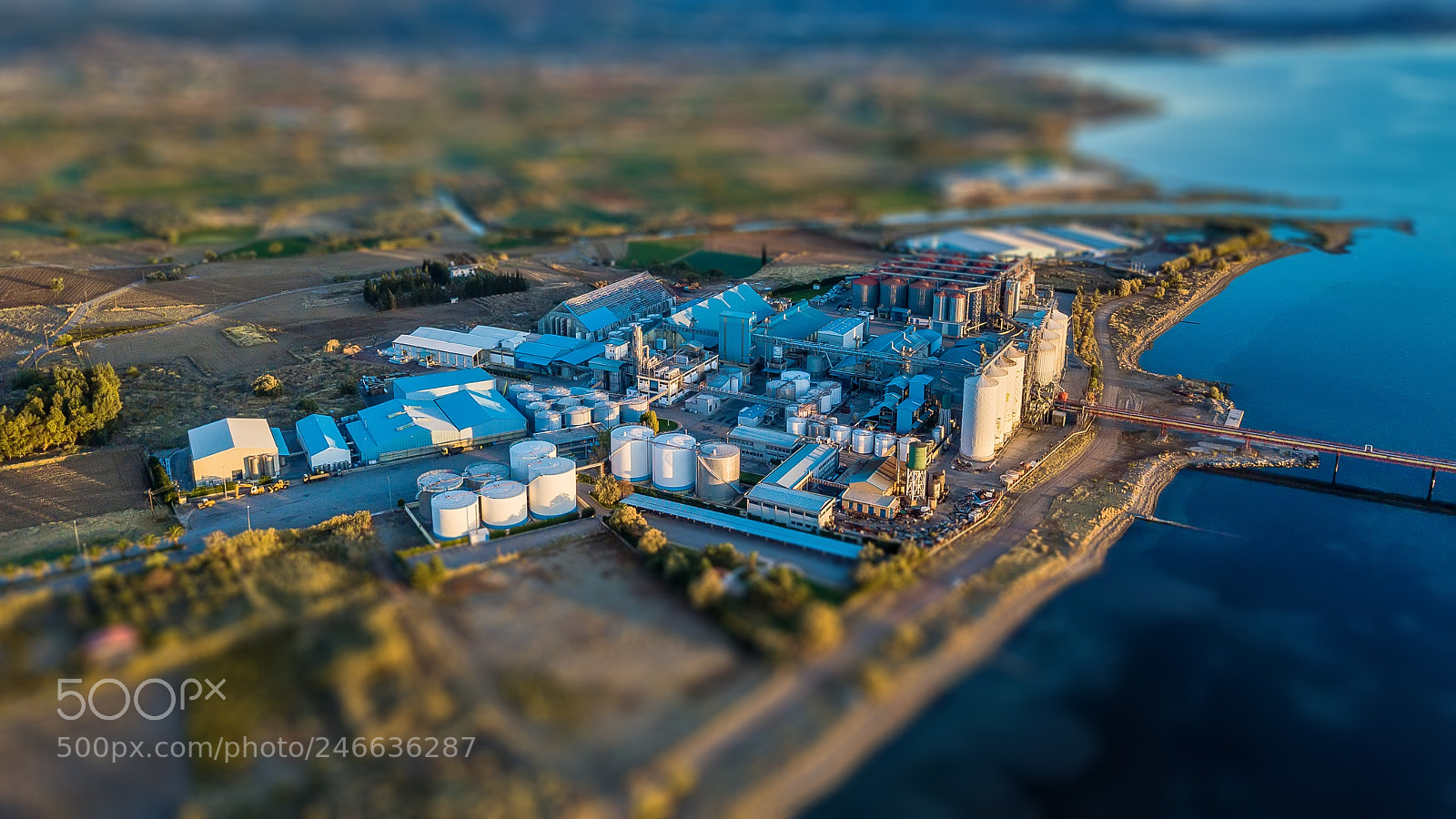 DJI FC220 sample photo. Miniature effect photography