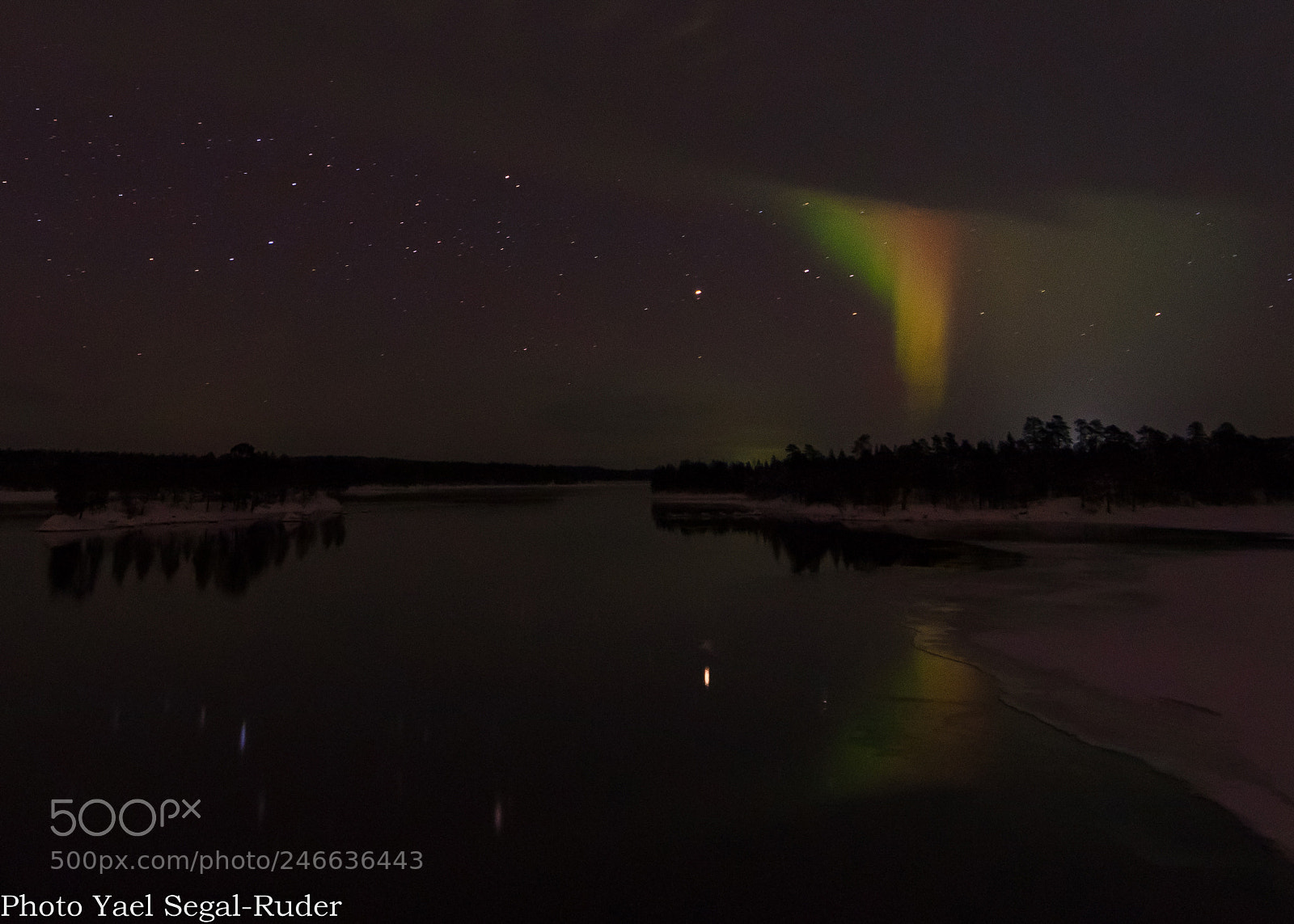 Nikon D500 sample photo. Aurora night photography
