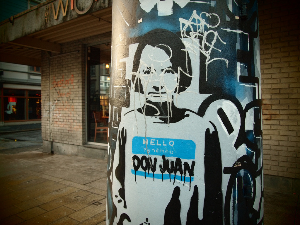 Olympus PEN E-P1 sample photo. Street art of jan eggum photography
