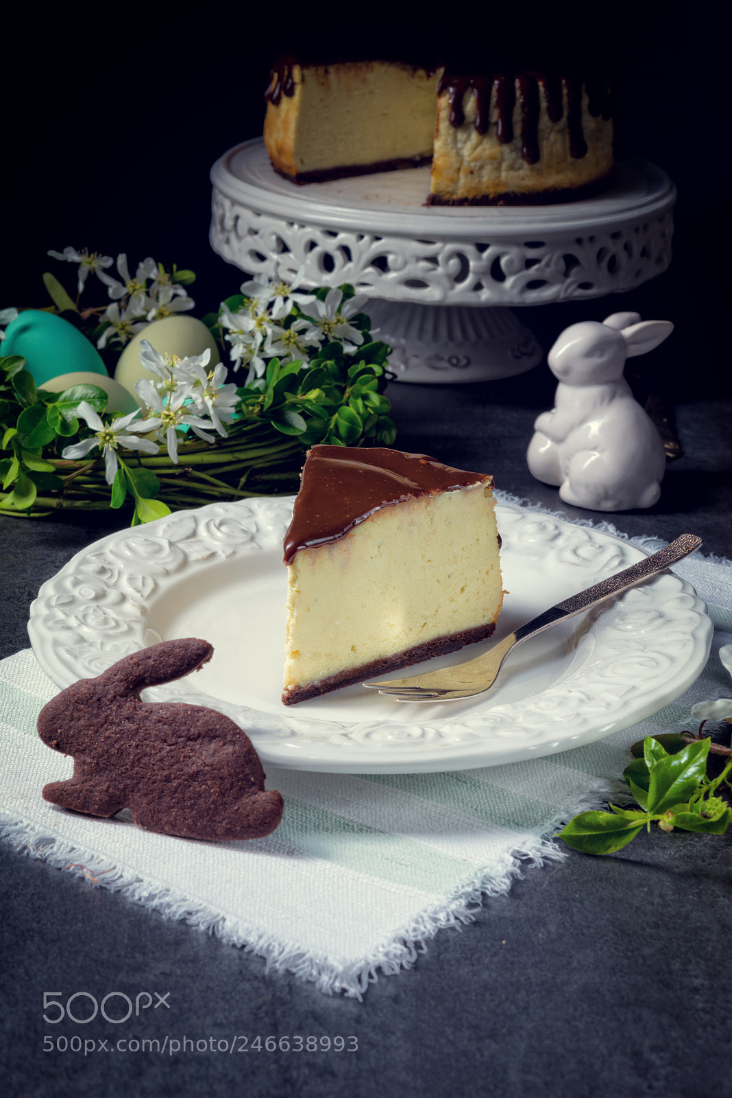 Nikon D810 sample photo. Spring cheese cake with photography