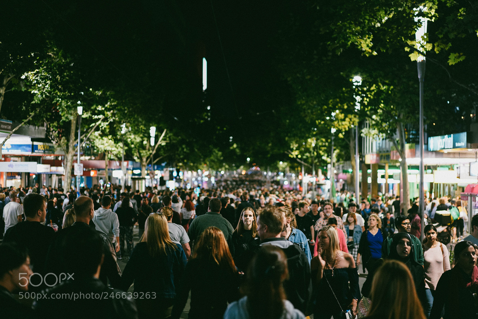 Sony a7R III sample photo. White night in melbourne photography