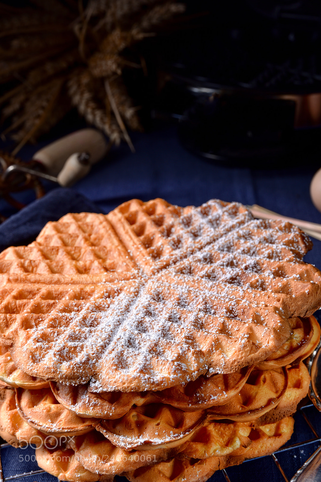 Nikon D810 sample photo. Fresh and tasty waffle photography