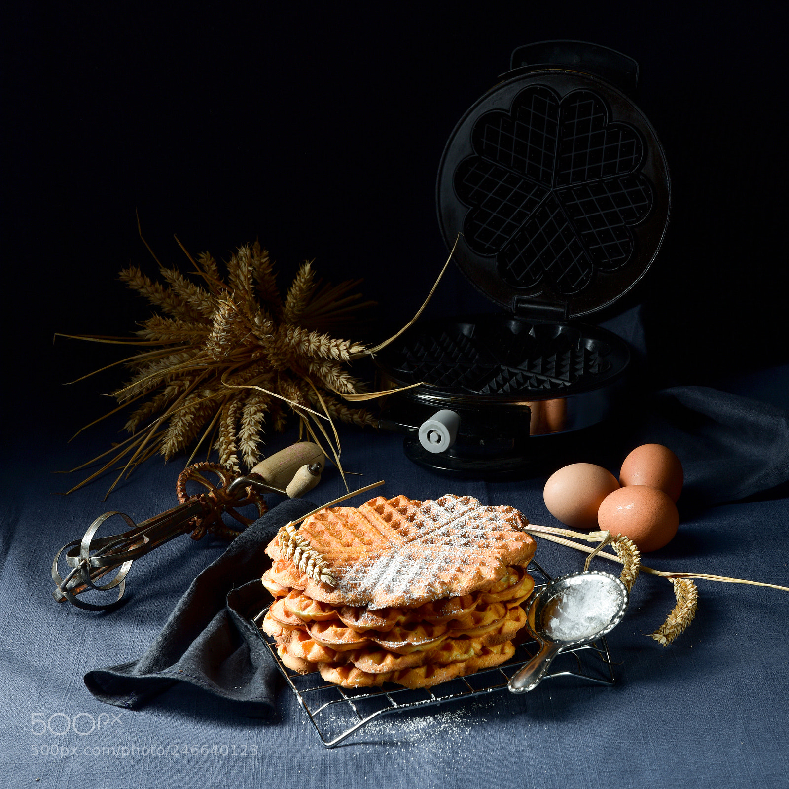Nikon D810 sample photo. Fresh and tasty waffle photography