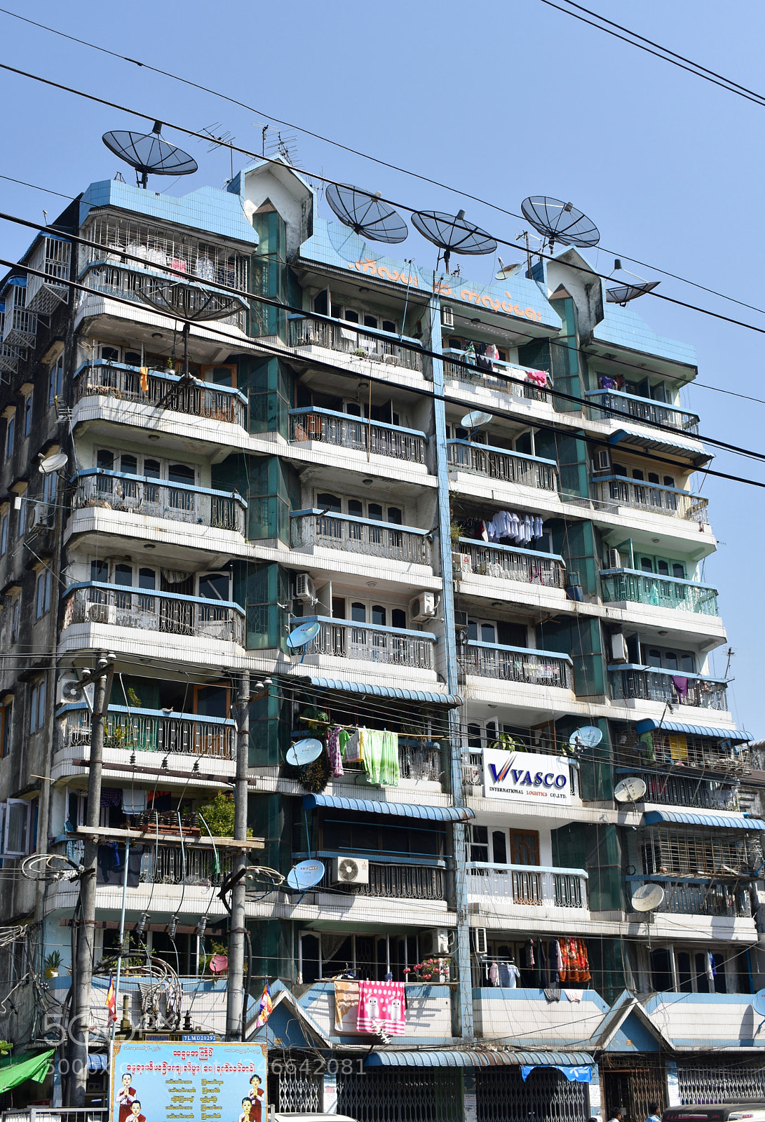 Nikon D3400 sample photo. Building in yangon, myanmar photography