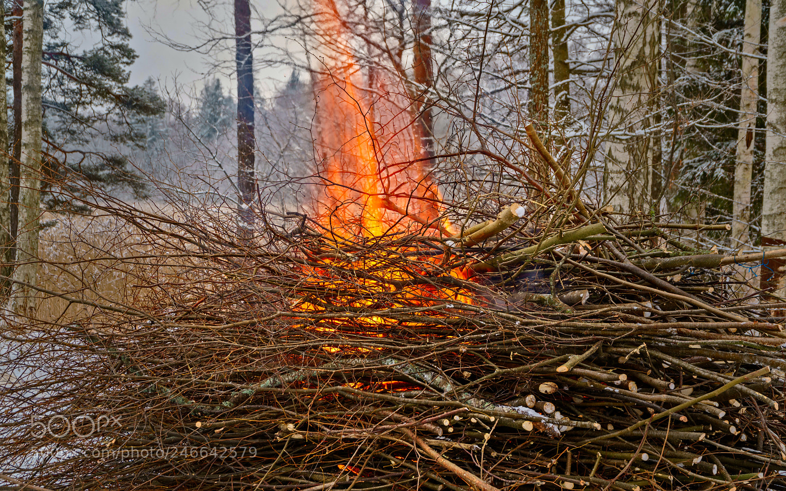Sony a6500 sample photo. A fire in a photography