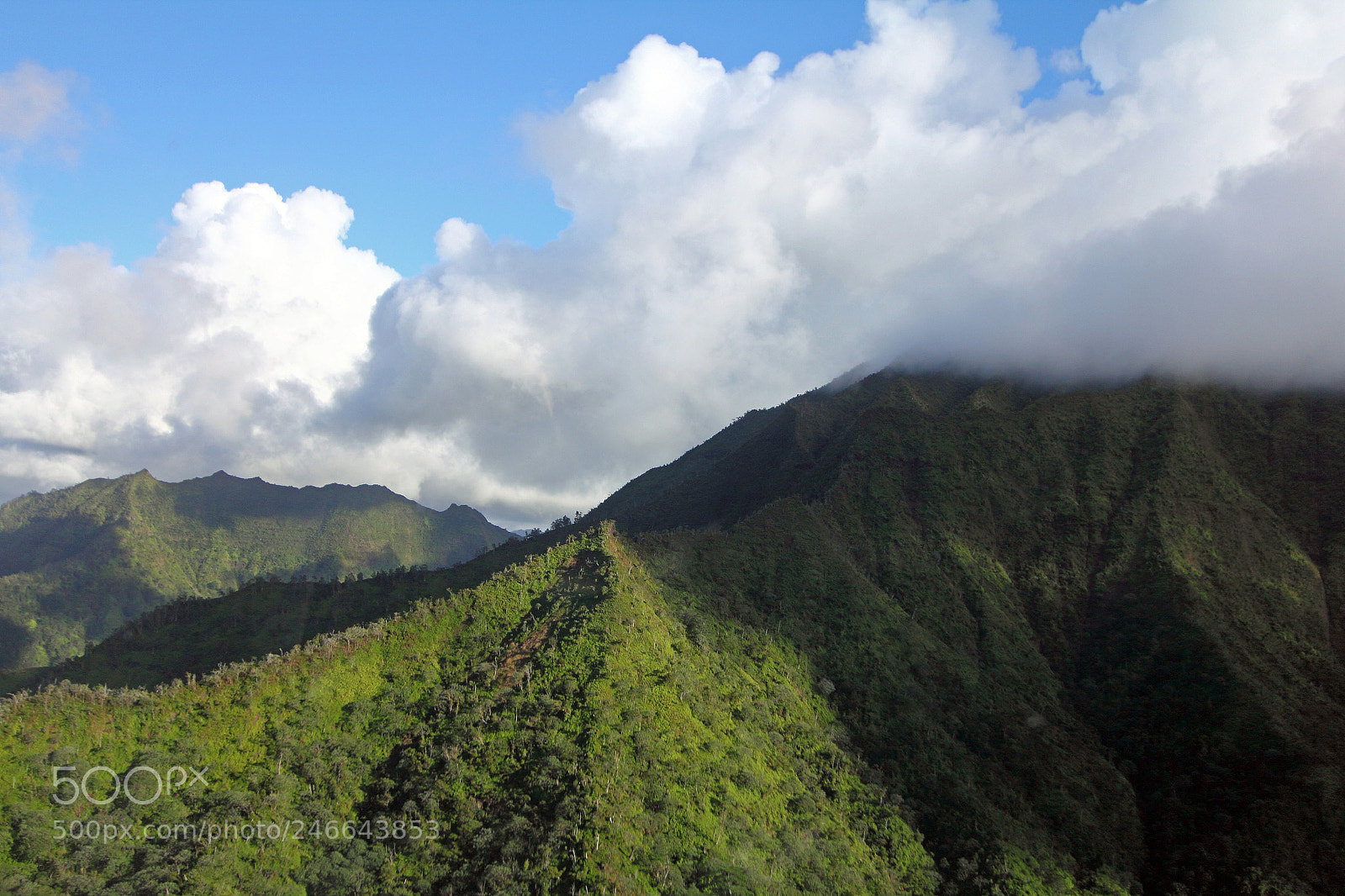 Canon EOS 60D sample photo. Heli view of napali photography